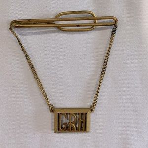 Vintage SWANK designer tie clip